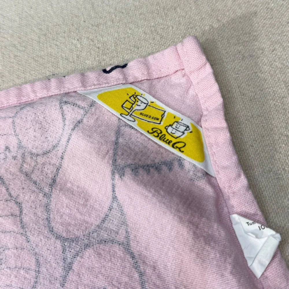 Blue Q pink towel